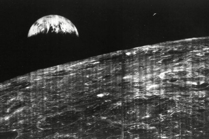 The World's First View of Earth