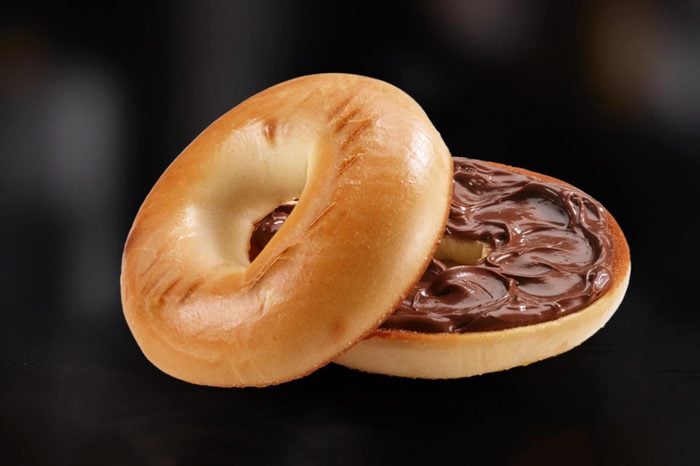Plain Bagel with Nutella