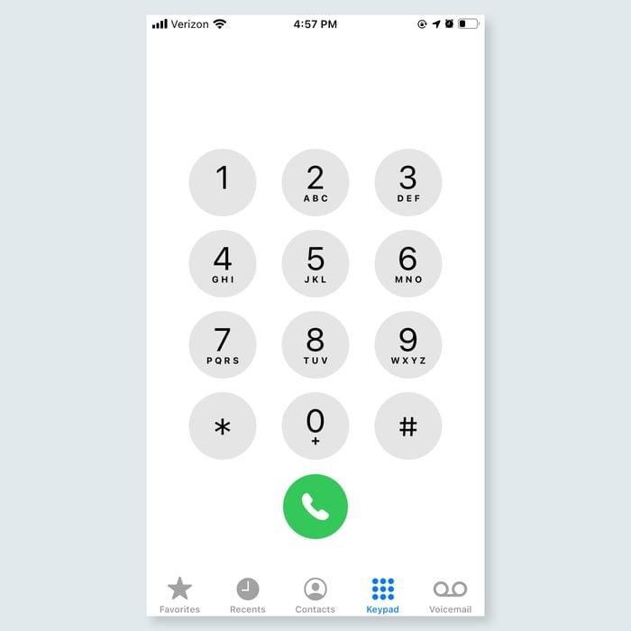 iphone tricks - Press one button to make a call