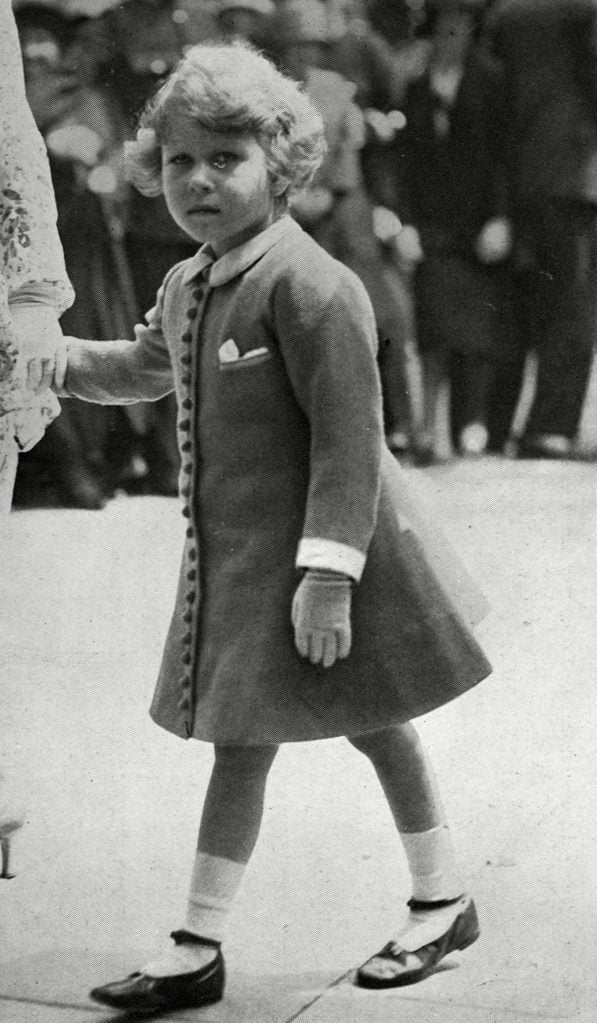 The Young Princess Elizabeth at the Trooping of the Colour 1931