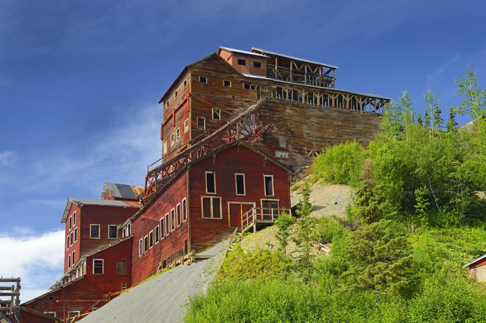 Old Kennecott copper Mine, Wrangell-St.Elias Elias National Park, Alaska, UNESCO World Heritage Site