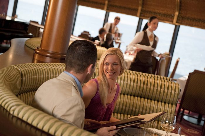 Guests Dining At Palo On The Disney Dream