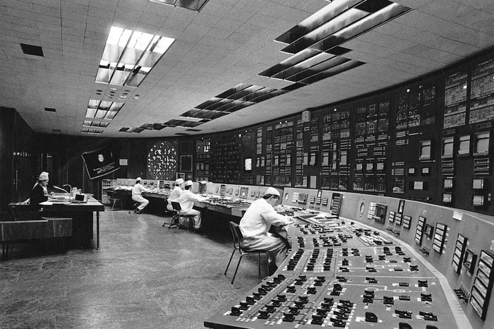 Chernobyl reactor control room