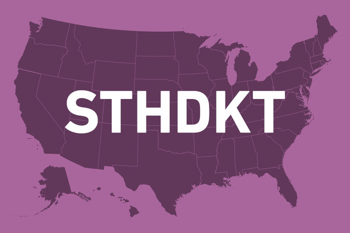 state names without vowels south dakota
