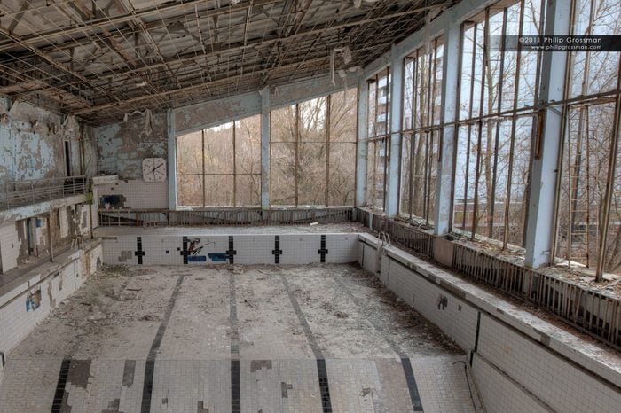 Chernobyl swimming pool