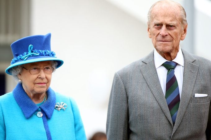 Britain's Queen Elizabeth II and Prince Phillip