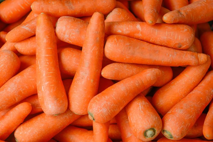 Organic carrot. Food background