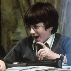 DANIEL RADCLIFFE FILMING OF 'HARRY POTTER AND THE SORCERER'S STONE