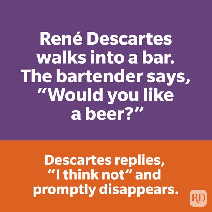 Descartes Clever Joke