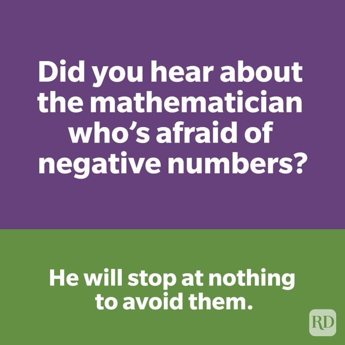Negative Numbers Clever Jokes