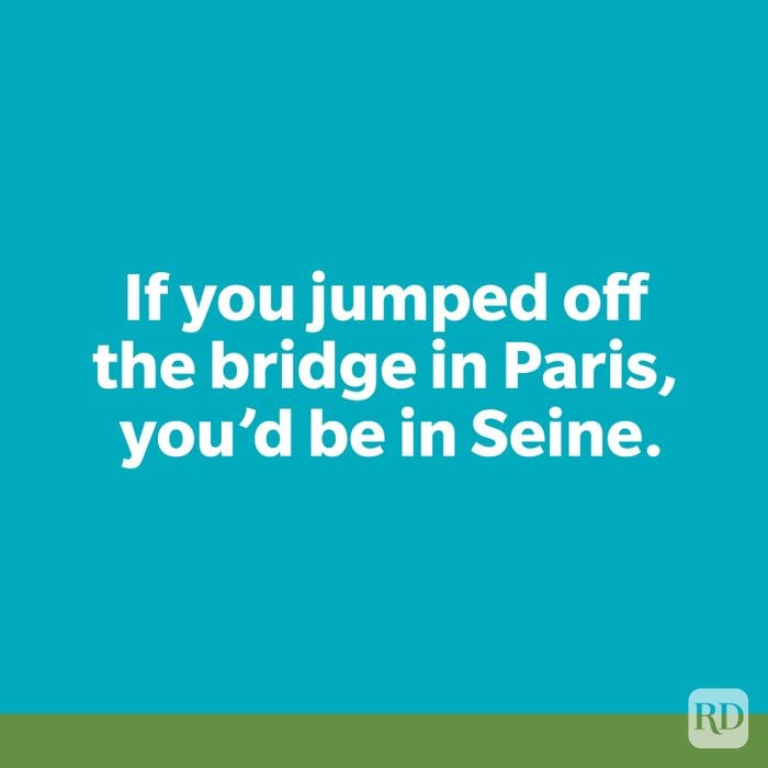 Paris Seine Clever Joke