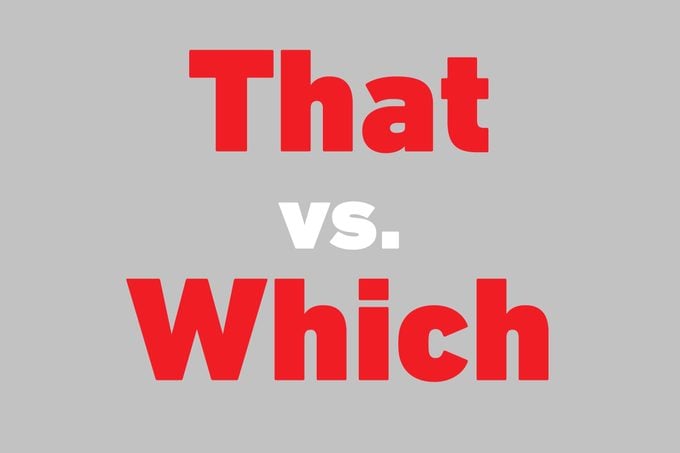 that vs which