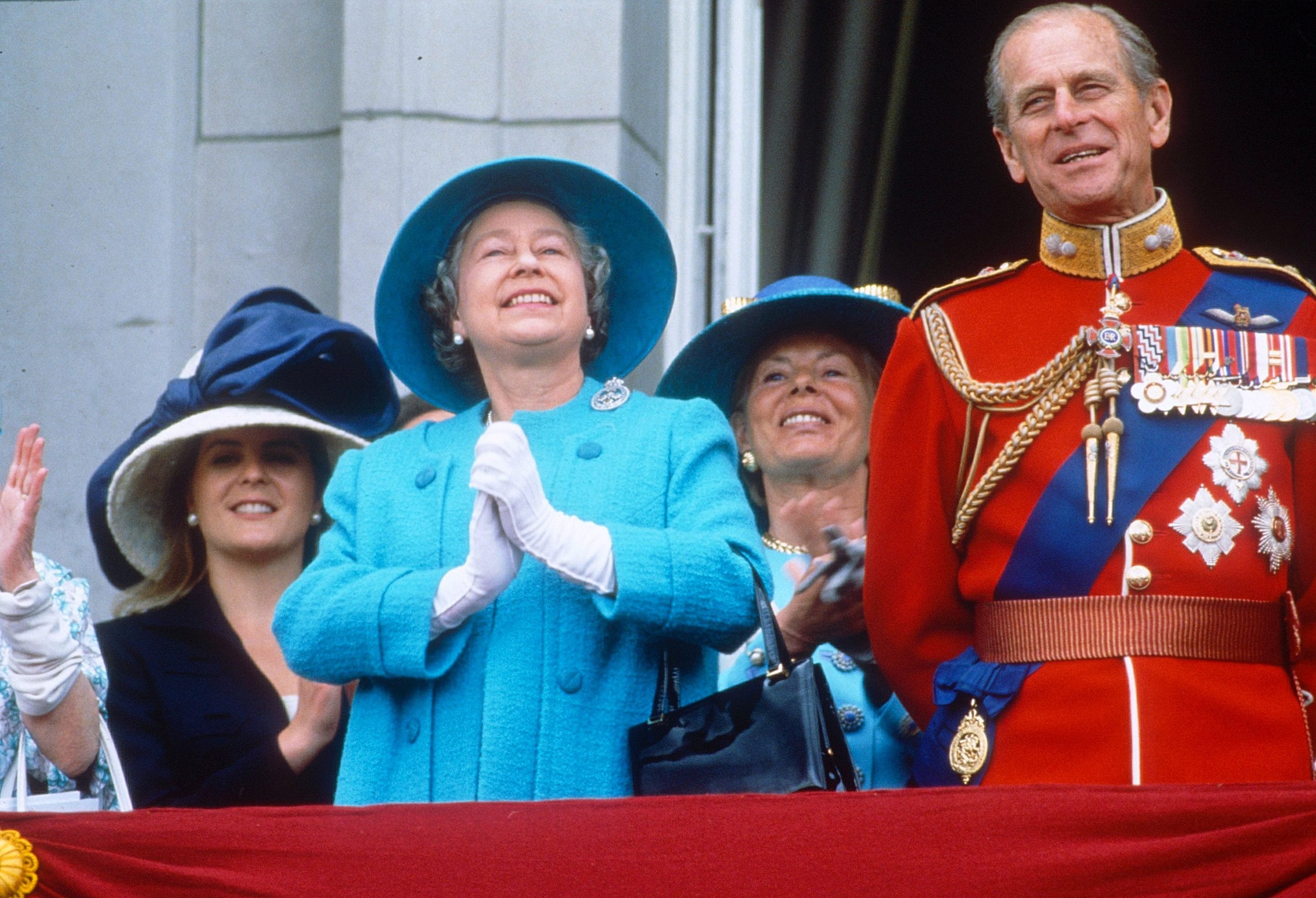 TROOPING THE COLOUR, BUCKINGHAM PALACE, LONDON, BRITAIN - 1993