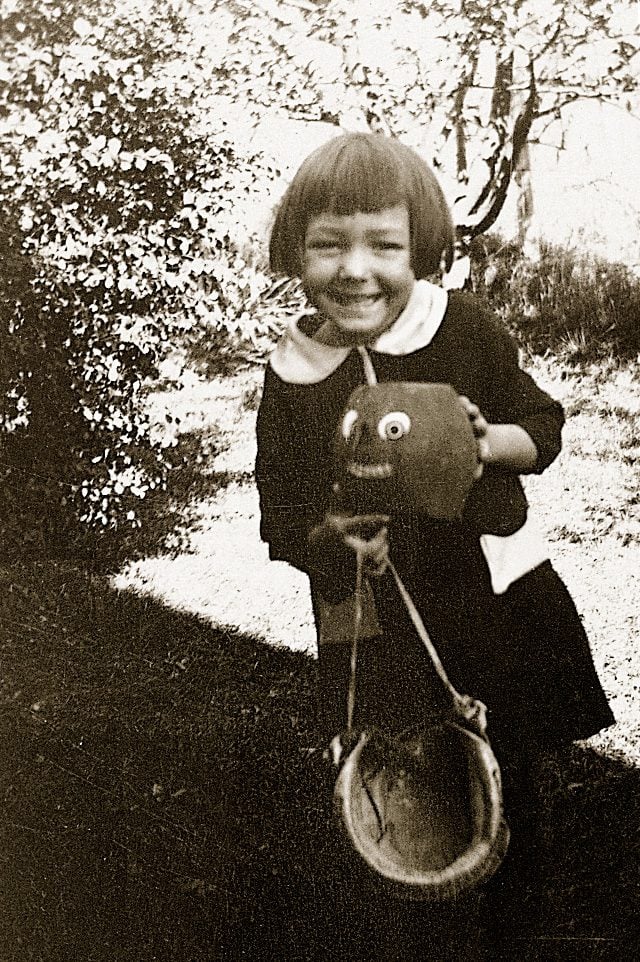 vintage little school girl