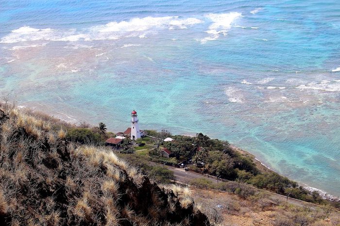 honolulu hawaii diamond head state park lighthouse