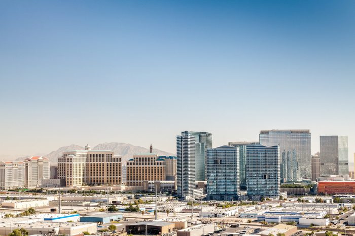 Panorama of Las Vegas, Nevada, USA