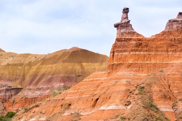 Palo Duro Canyon system of Caprock Escarpment located in Texas Panhandle near Amarillo, Texas, United States