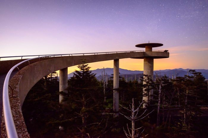 Clingman's Dome in the Great Smoky Mountains of Tennessee.