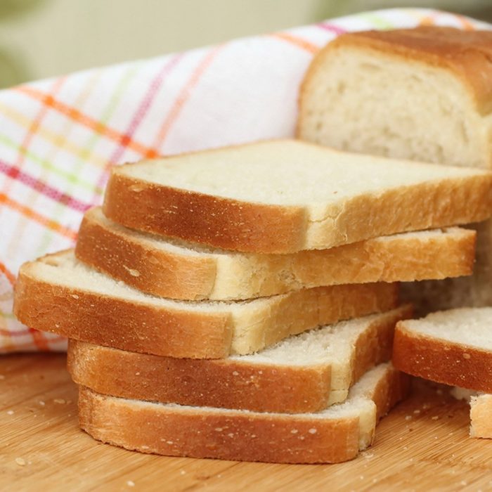 Sliced white bread; Shutterstock ID 352819853