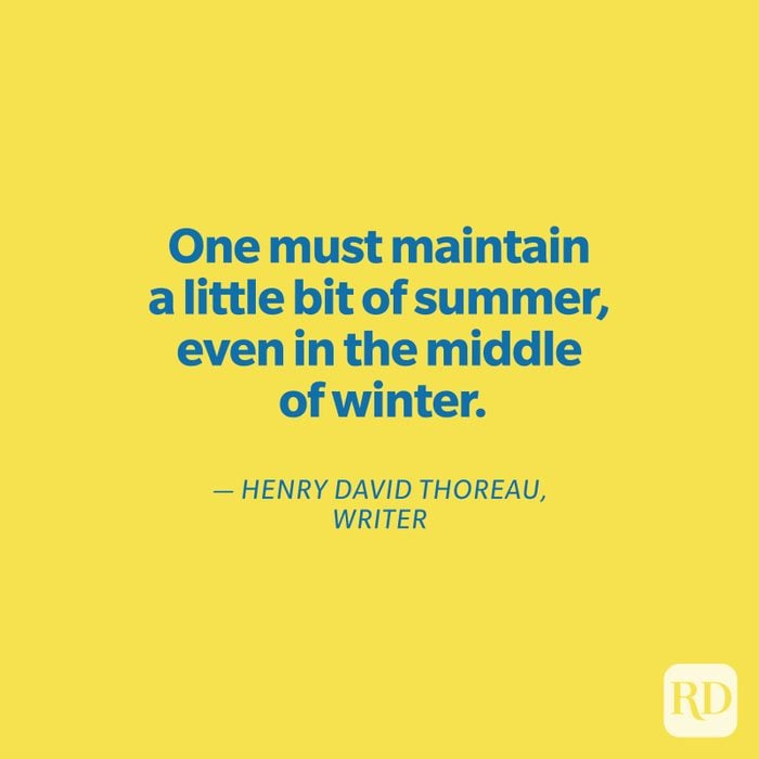 Thoreau quote on yellow