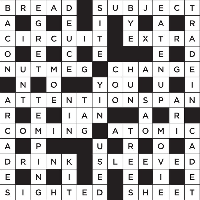 short themed crossword puzzle