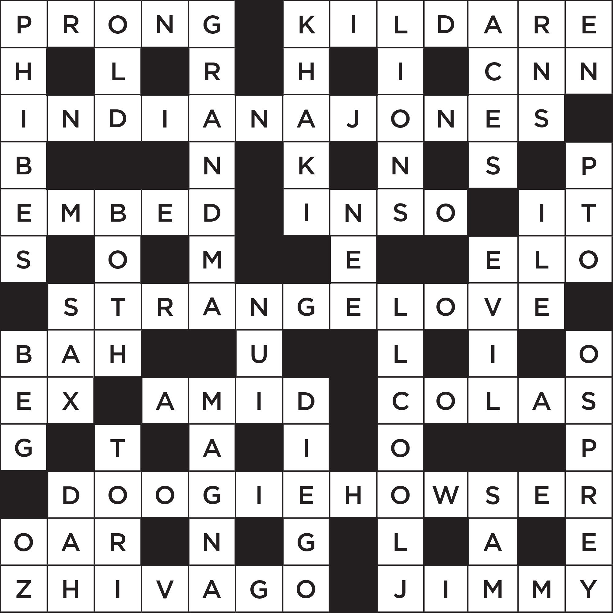 doctor themed crossword puzzle