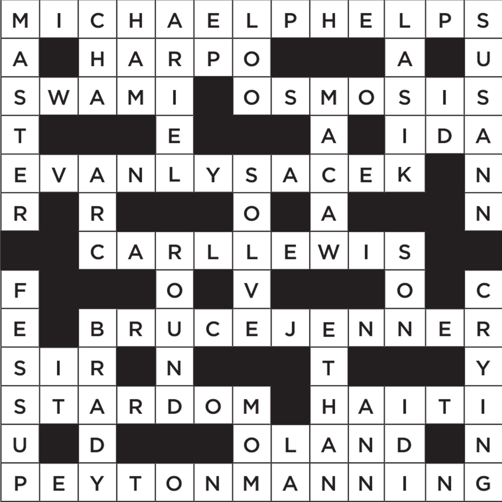Printable Crossword Puzzles (with Answers) Reader's Digest