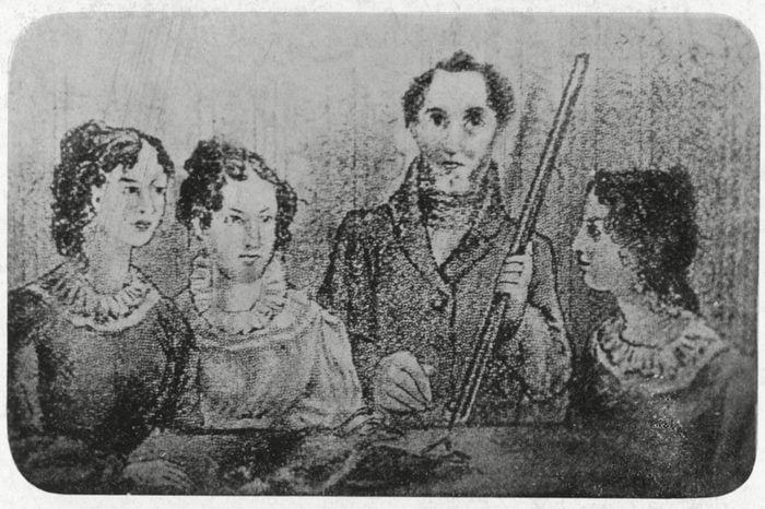 Bronte Family A Family Portrait of Charlotte Emily Bramwell and Anne