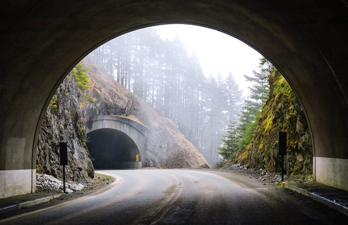 Two Tunnels at Olympic National Park