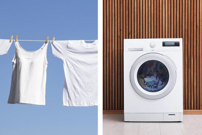laundry dryer line dry clothes