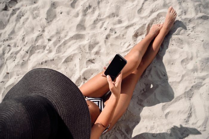 sand beach phone