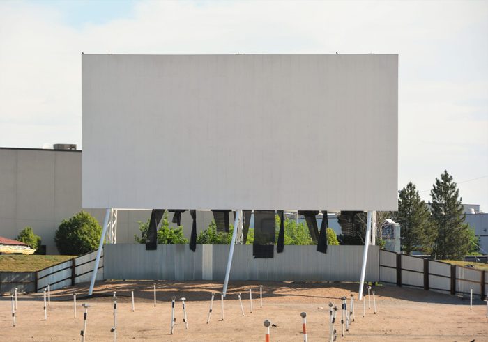 Old 88th drive in theater that is still open on weekends in Commerce City, CO.