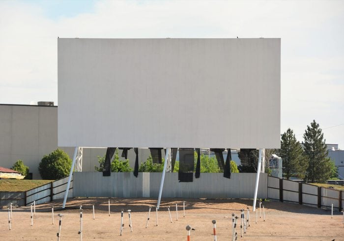Old 88th drive in theater that is still open on weekends in Commerce City, CO.