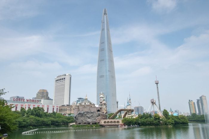Lotte tower in Seoul