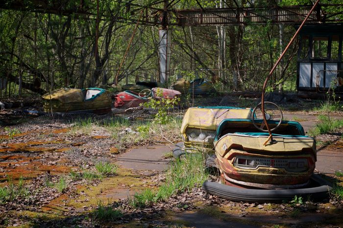 chernobyl abandoned bumper cars