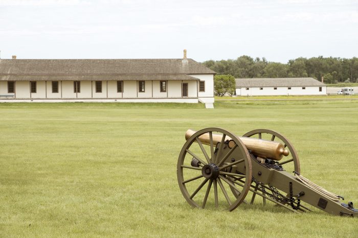 Canon, Fort Abraham Lincoln State Park, Mandan, ND