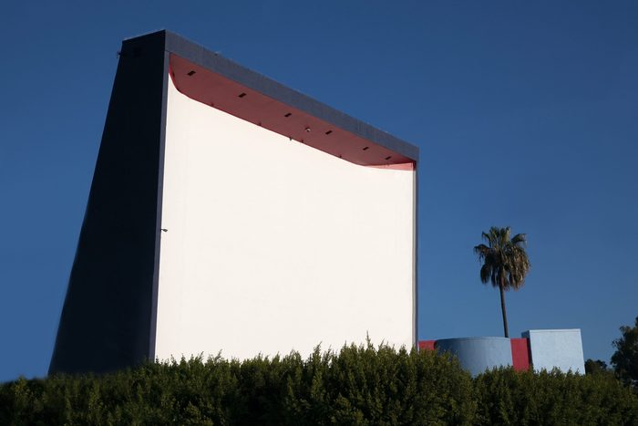 old drive in movie theater in southern CA