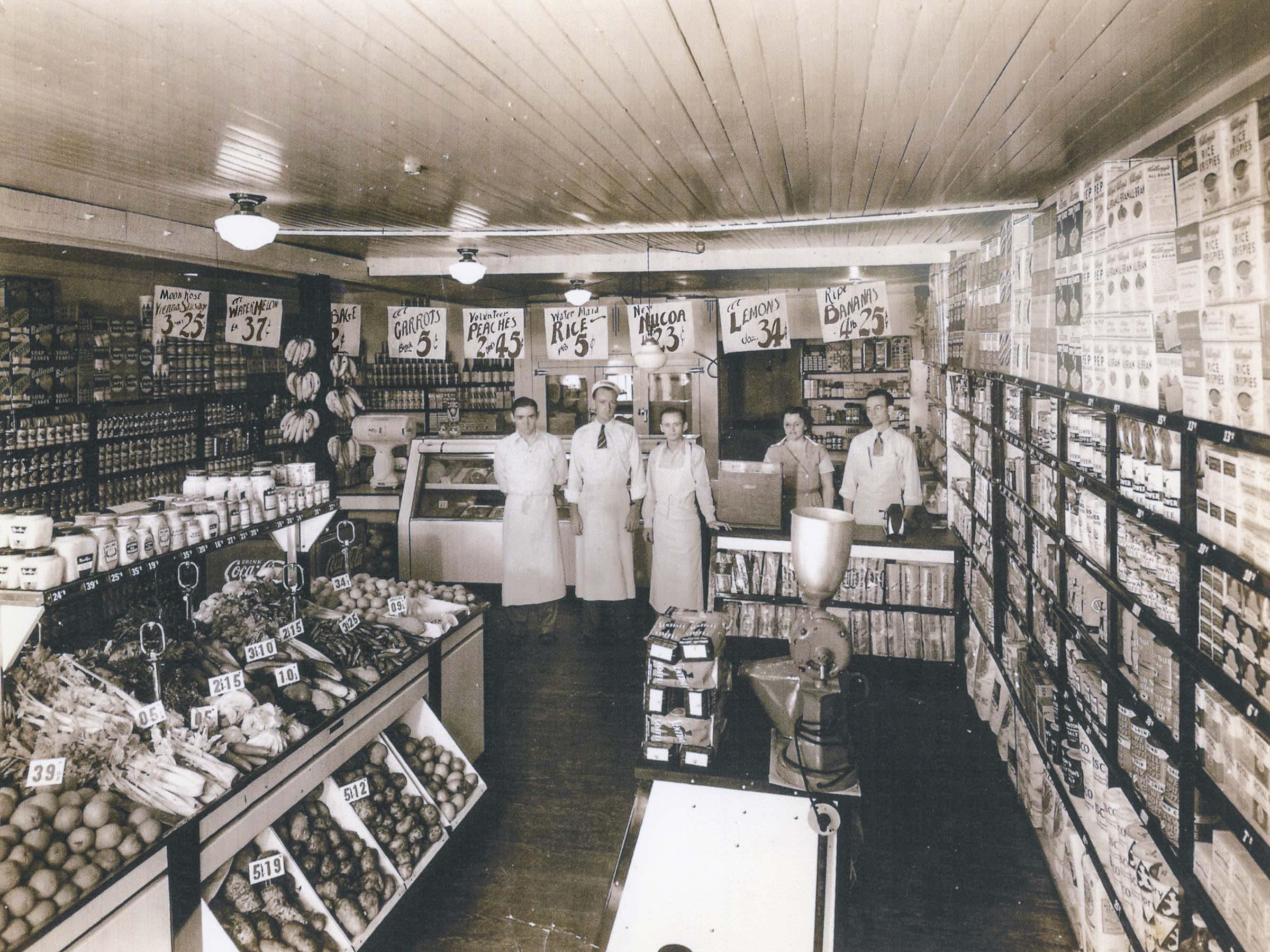 vintage grocery store