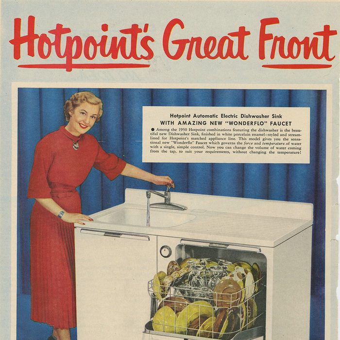 Hotpoint Dishwasher Sink ad