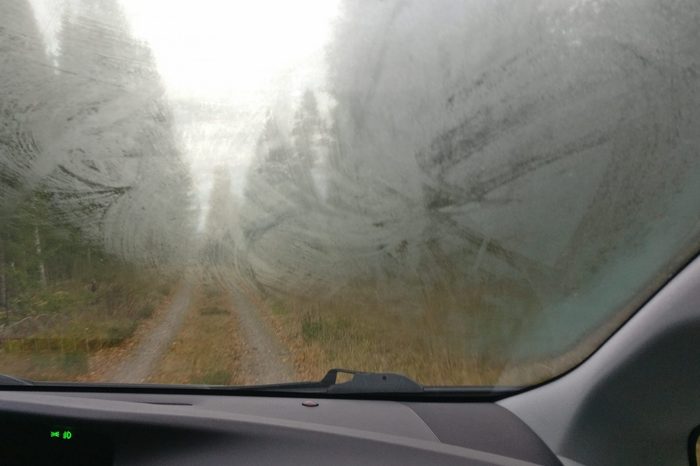 Fog car window