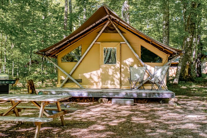 New Hampshire Glamping Tent