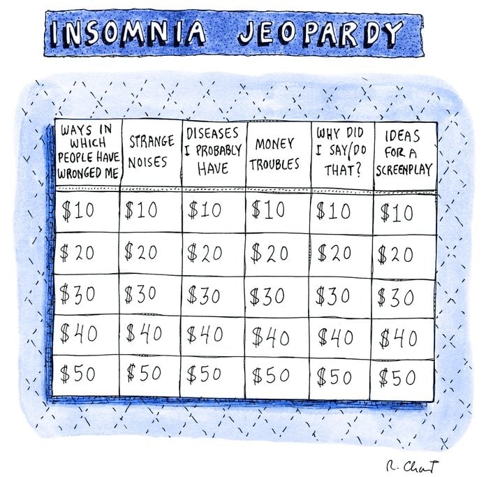 jeopardy board entitled "insomnia jeopardy"