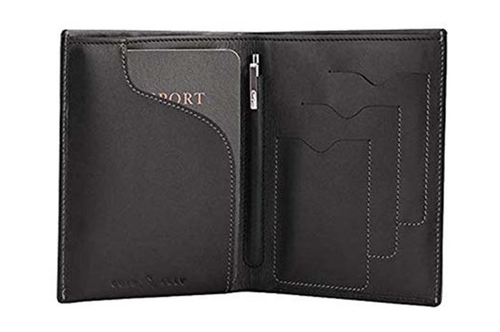 Smart Fingerprint Wallet, Men Zipper Leather Wallet Smart Fingerprint  Security Anti-Theft Handbag Black Mens Christmas Gifts