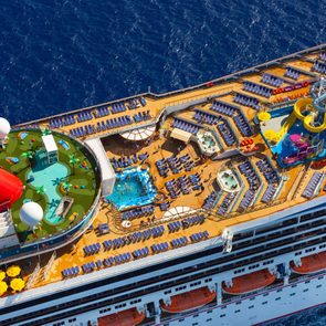carnival cruise ship aerial