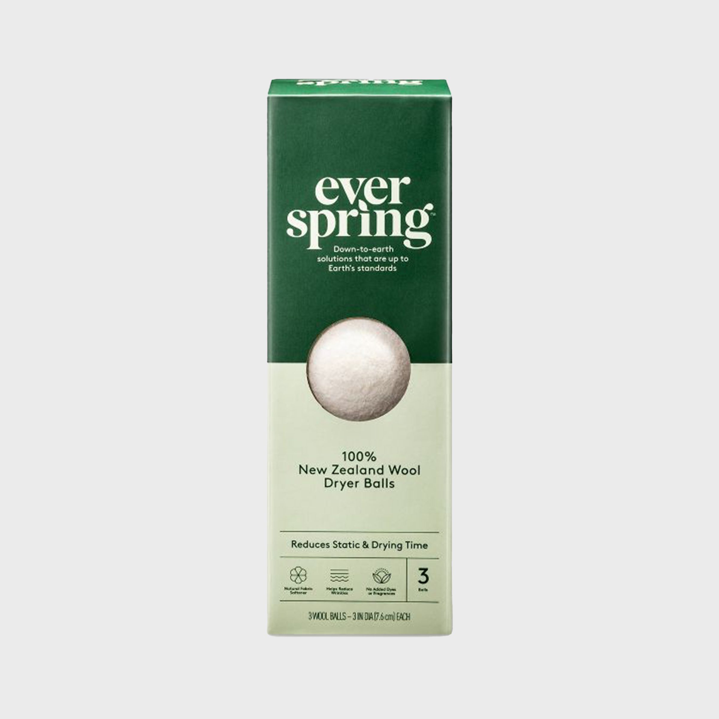 Everspring 100 Percent New Zealand Wool Dryer Balls