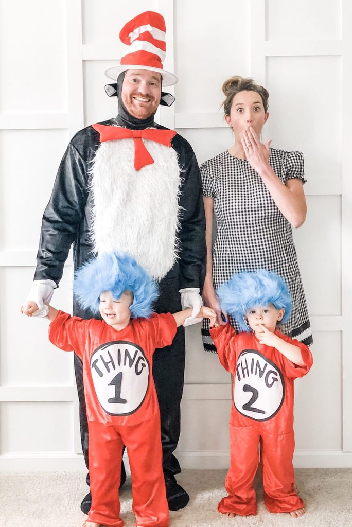 cat in the hat family halloween costume