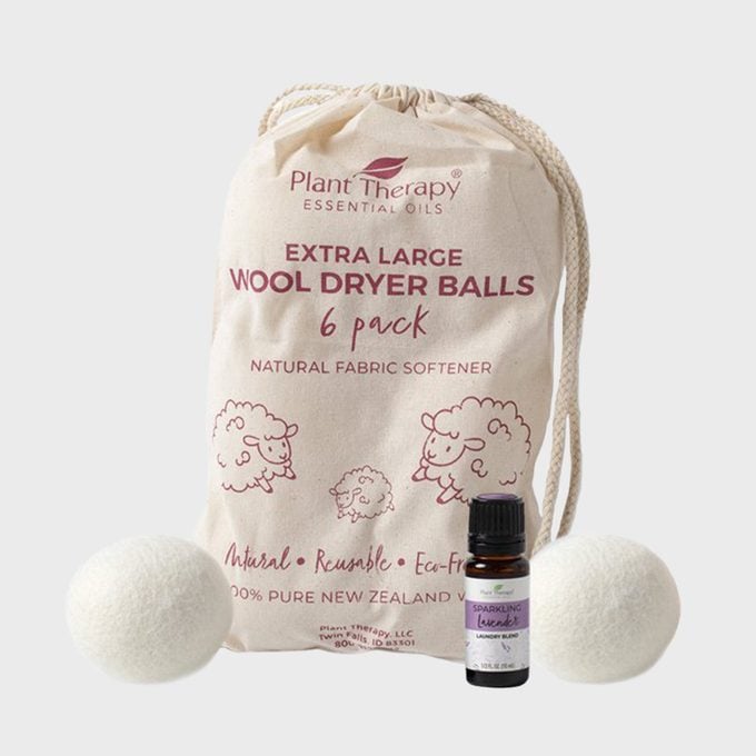 Plant Therapy Wool Dryer Balls And Laundry Essential Oil Blend