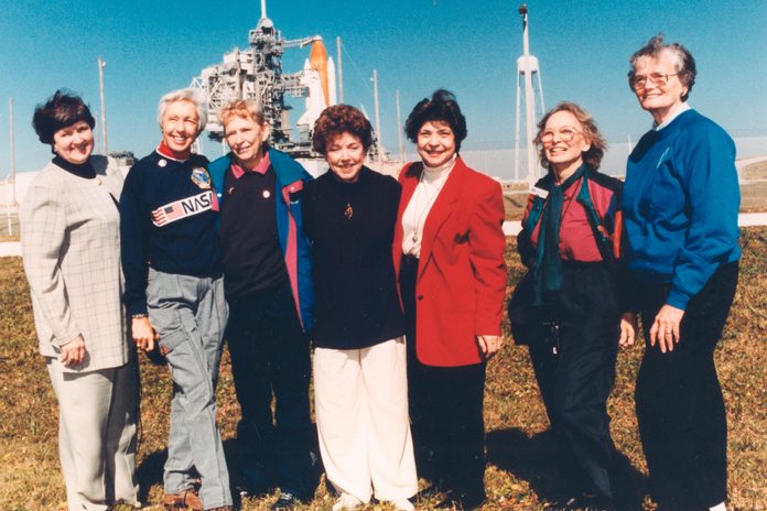 Seven Members Of The First Lady Astronaut Trainees In 1995