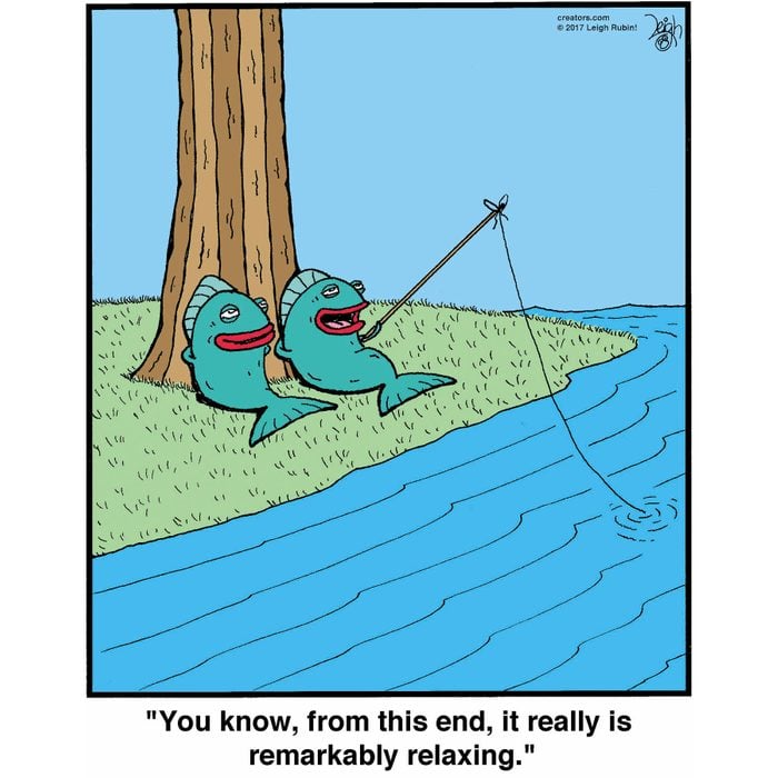 fish fishing cartoon by Leigh Rubin