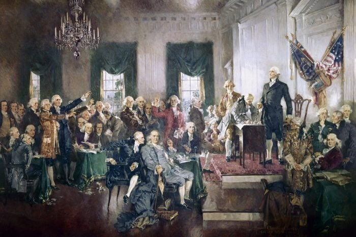 the signing of the constitution